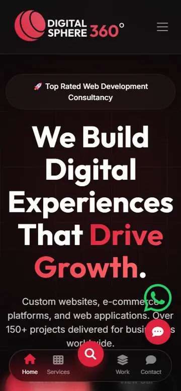 DigitalSphere360 on a phone